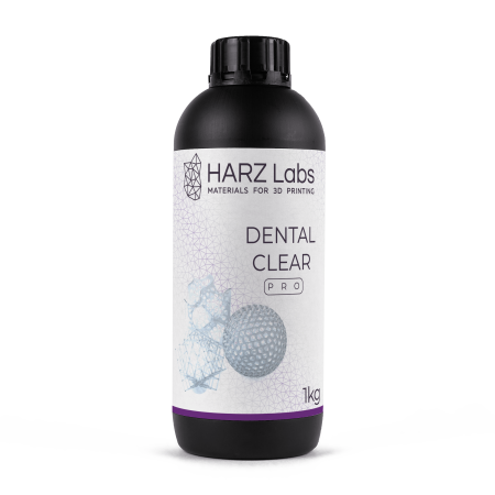 HARZ Labs Dental Clear PRO – Фотополимер для настольных LCD/DLP