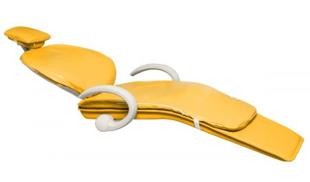 Мягкий чехол на обивку стоматологического кресла, желтый