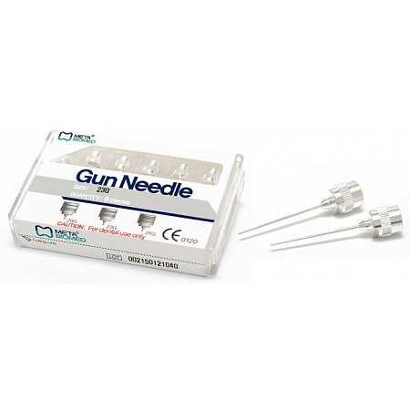 Meta Biomed №25, упаковка 6 шт. - инжекторные иглы к пистолету E&Q