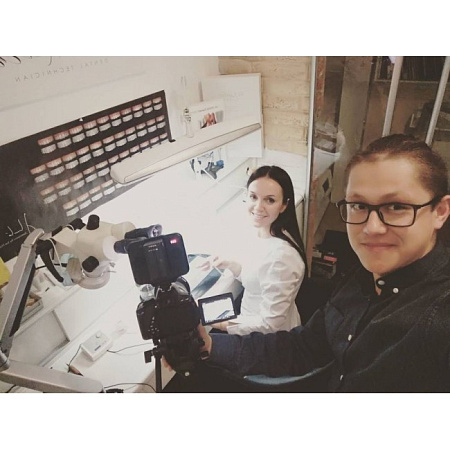 Alltion ASM-0745 - настольный зуботехнический микроскоп с плавным изменением увеличения и светодиодной подсветкой