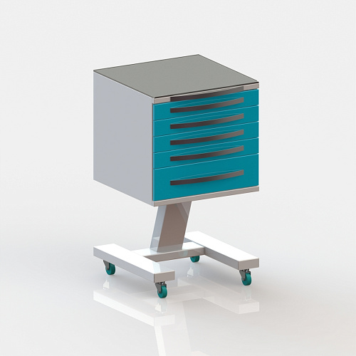 ВИТАЛИЯ С5 — Столик врача стоматолога передвижной, есть РУ