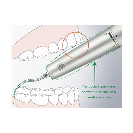 NSK Ti-Max S970L - пневматический скалер с оптикой (для переходника NSK)