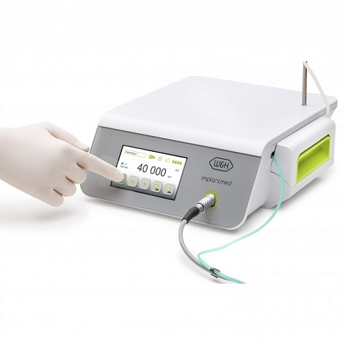 W&H Implantmed SI-1023 — Физиодиспенсер с проводной педалью и наконечником WS-75 L (20:1)