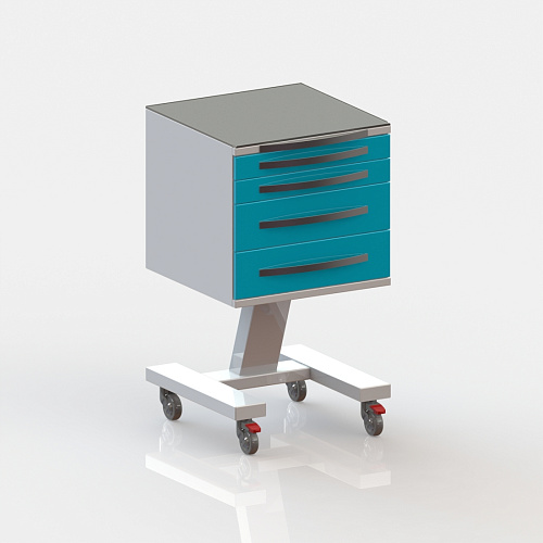 ВИТАЛИЯ С4 — Столик врача стоматолога передвижной, есть РУ