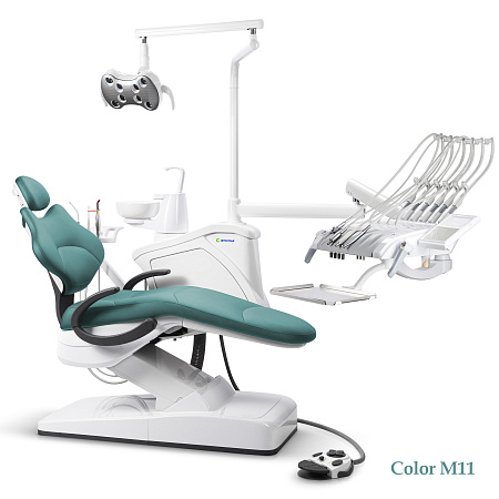 GreenMED S300 – Стоматологическая установка с мягкой обивкой и с верхней подачей