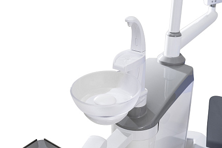 SILVERFOX 8000C-SRS0 – Стоматологическая установка с верхней подачей и с мягкой обивкой