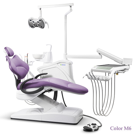 GreenMED S300 – Стоматологическая установка с мягкой обивкой и с нижней подачей
