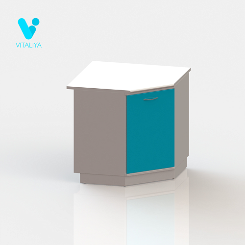 ВИТАЛИЯ ТУ — Медицинская угловая тумба на подиуме